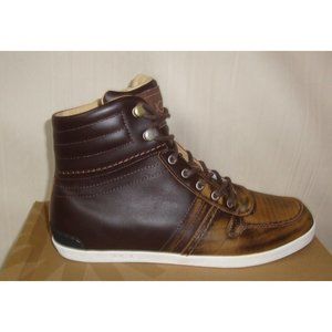 UGG  EMPIRE Men's Chestnut Leather Sneakers Size US 9,EU 42 EM-PIRE NIB #1000642